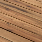 D35.6x14.6" Coffee Table, Durable Solid Acacia Wood