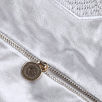 Square Decor Pillow Silver 18x18'