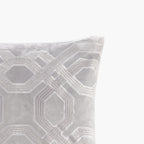 Square Decor Pillow Silver 18x18'