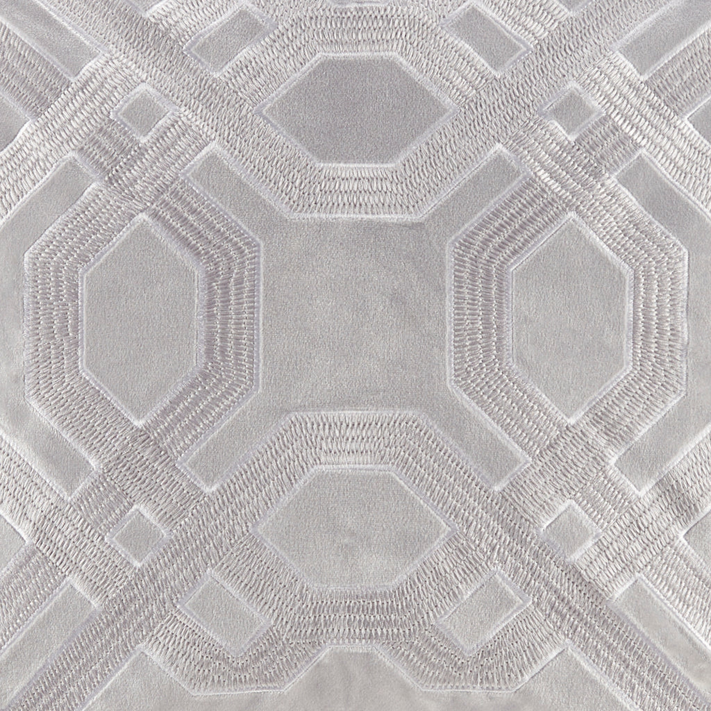 Square Decor Pillow Silver 18x18'