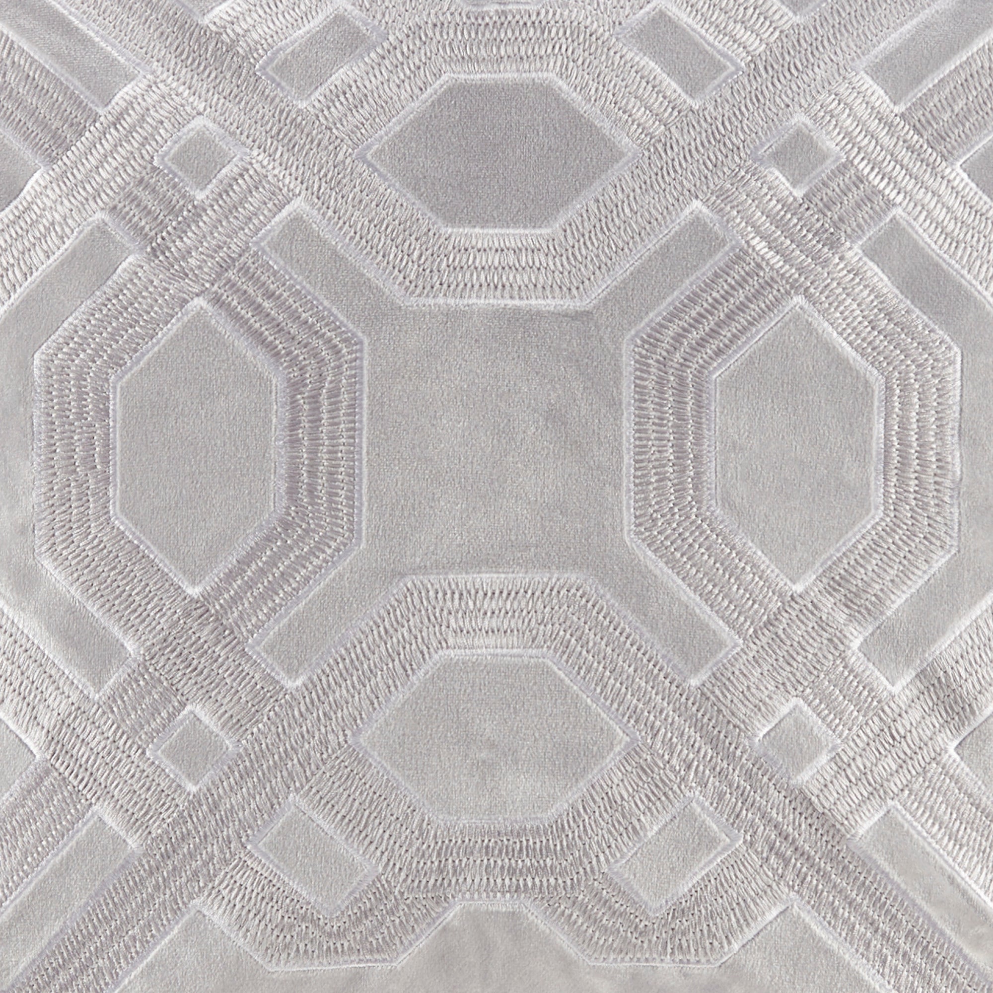 Square Decor Pillow Silver 18x18'