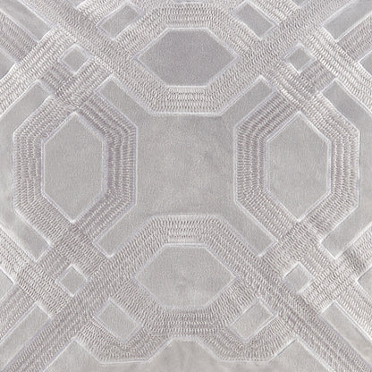 Square Decor Pillow Silver 18x18'