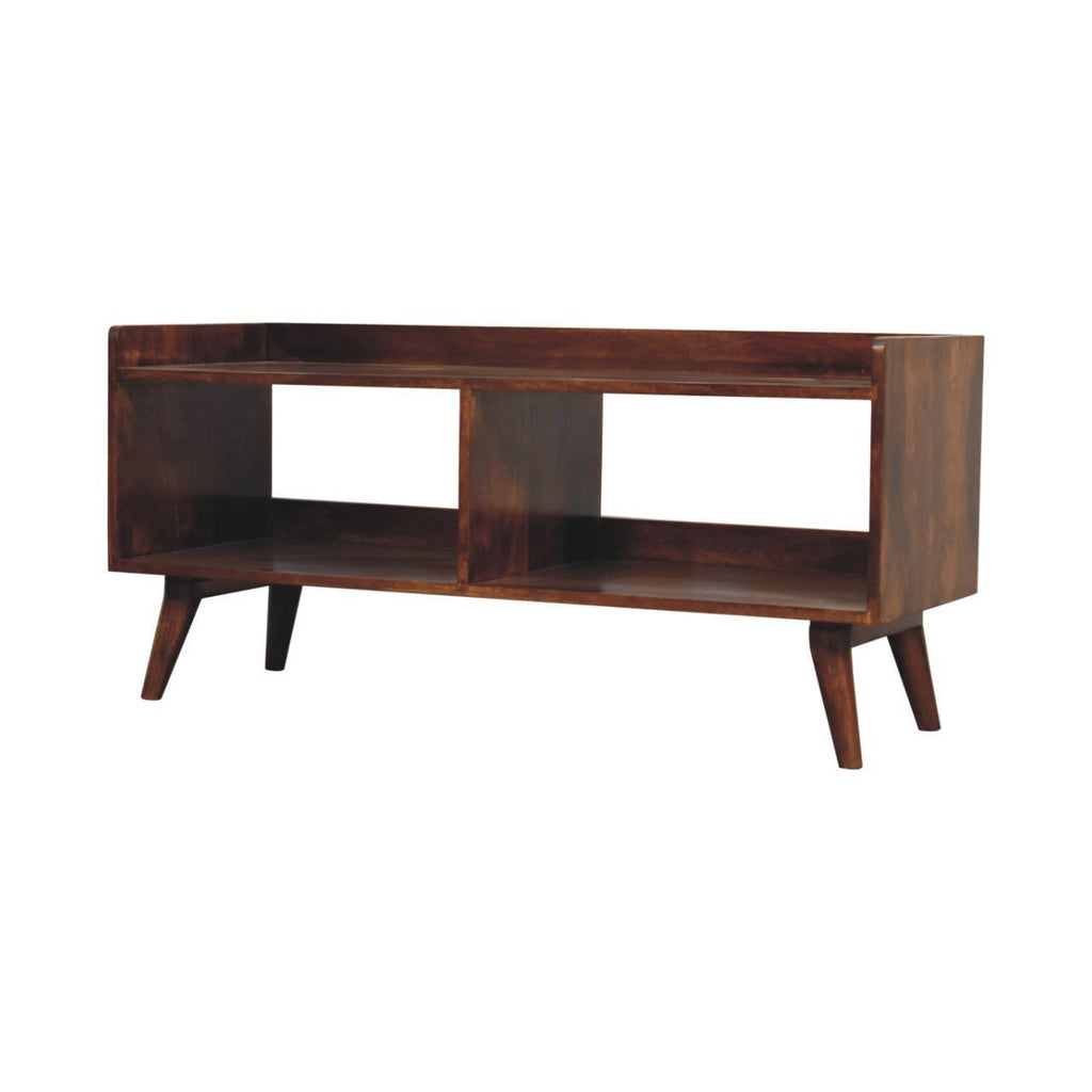 Artisan Furniture Solid Wood Open-top Chestnut Media Unit