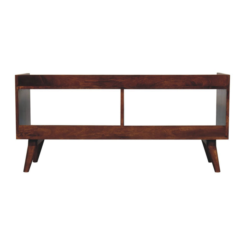 Artisan Furniture Solid Wood Open-top Chestnut Media Unit
