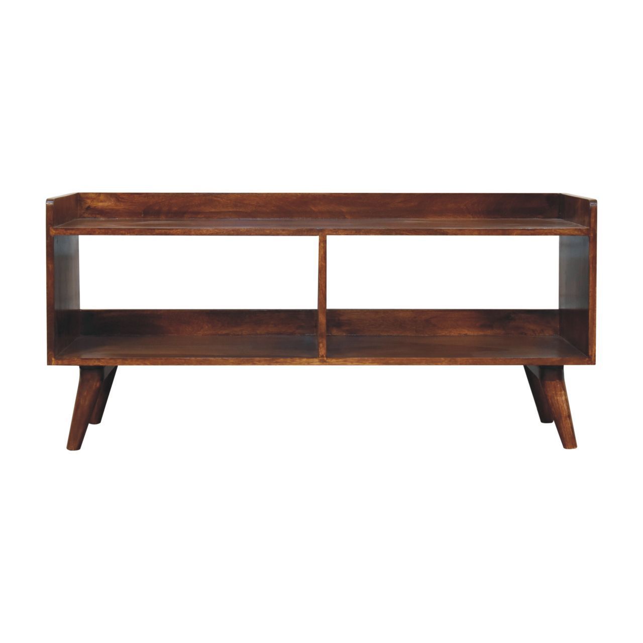 Artisan Furniture Solid Wood Open-top Chestnut Media Unit