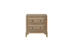 2 Drawer Nightstand With Sand Finish
