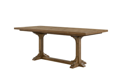 Counter Height Trestle Table - Almond Dining Table