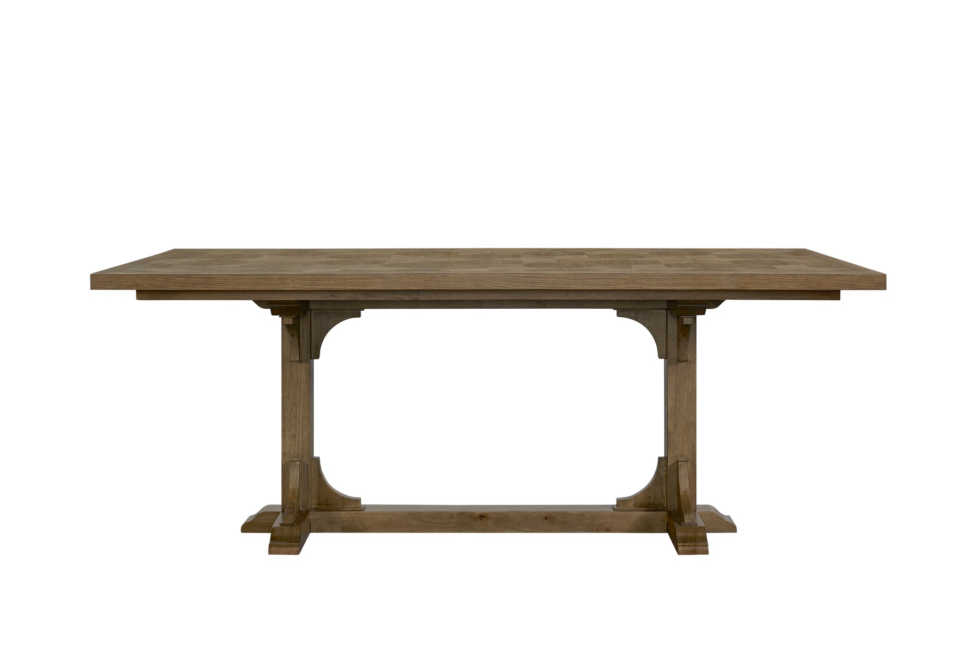 Counter Height Trestle Table - Almond Dining Table