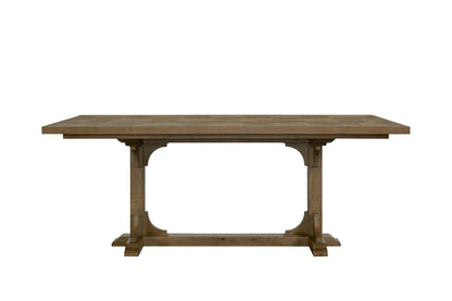 Counter Height Trestle Table - Almond Dining Table