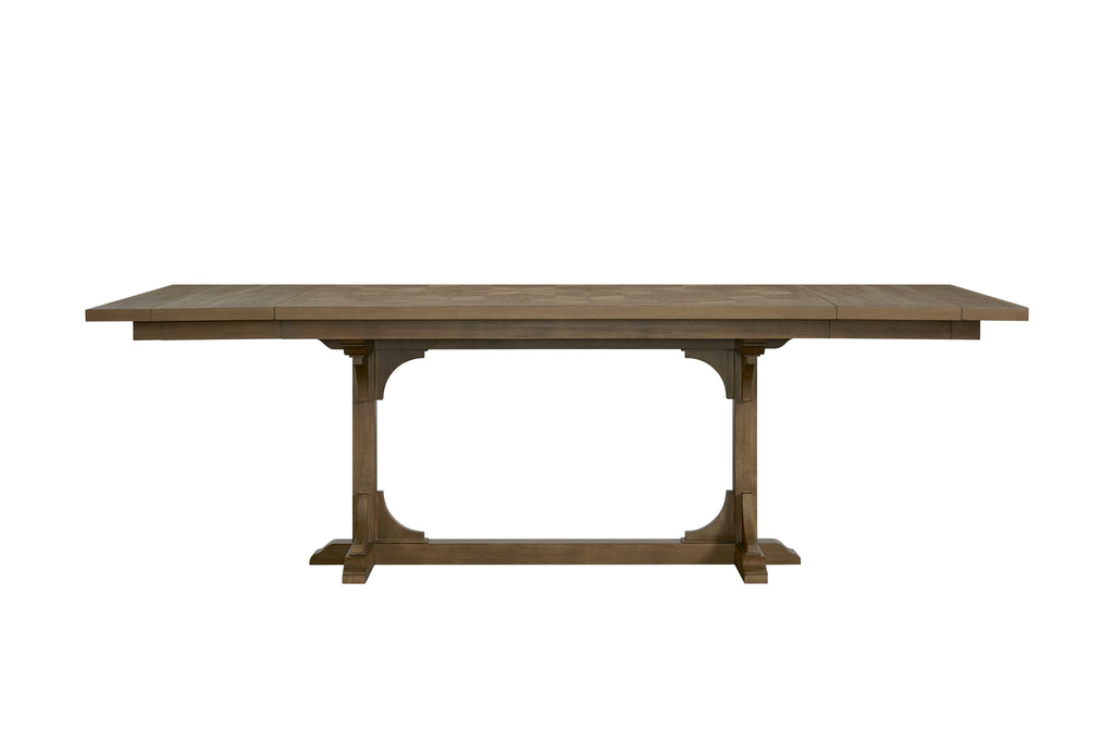 Counter Height Trestle Table - Almond Dining Table