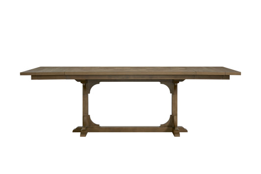 Counter Height Trestle Table - Almond Dining Table