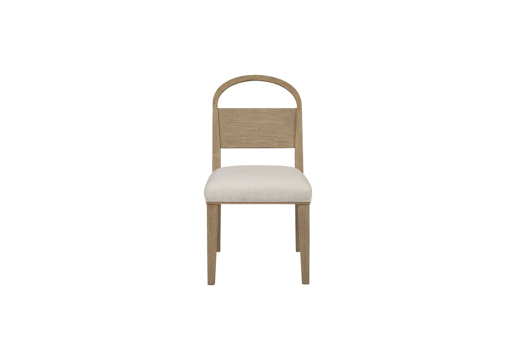 Wood Arch Back Chair - Toffee/White Sand (Set of 2) Dining Chair