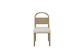 Wood Arch Back Chair - Toffee/White Sand (Set of 2) Dining Chair