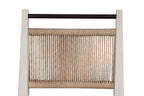 Rope Back Chair - Vanilla / Carmel