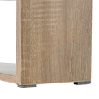 ON-TREND High Glossy Coffee Table with 2 Drawers, Practical Two Tone Center Table with Hidden Compartments, Rectangle Cocktail Table with Open Storage Shelf for Living Room, Bedroom, White, 41.3*23.6