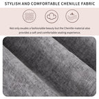 U_STYLE Soft Upholstered Sectional Sofa Bed with Storage Space, Suitable for Living Rooms and Apartments.