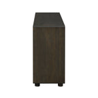 TREXM Console Table for Entryway, Vintage Entryway Table with Drawers and Shelves, Perfect Console Tables with Storage for Entryway, Hallway, Living Room (Espresso)