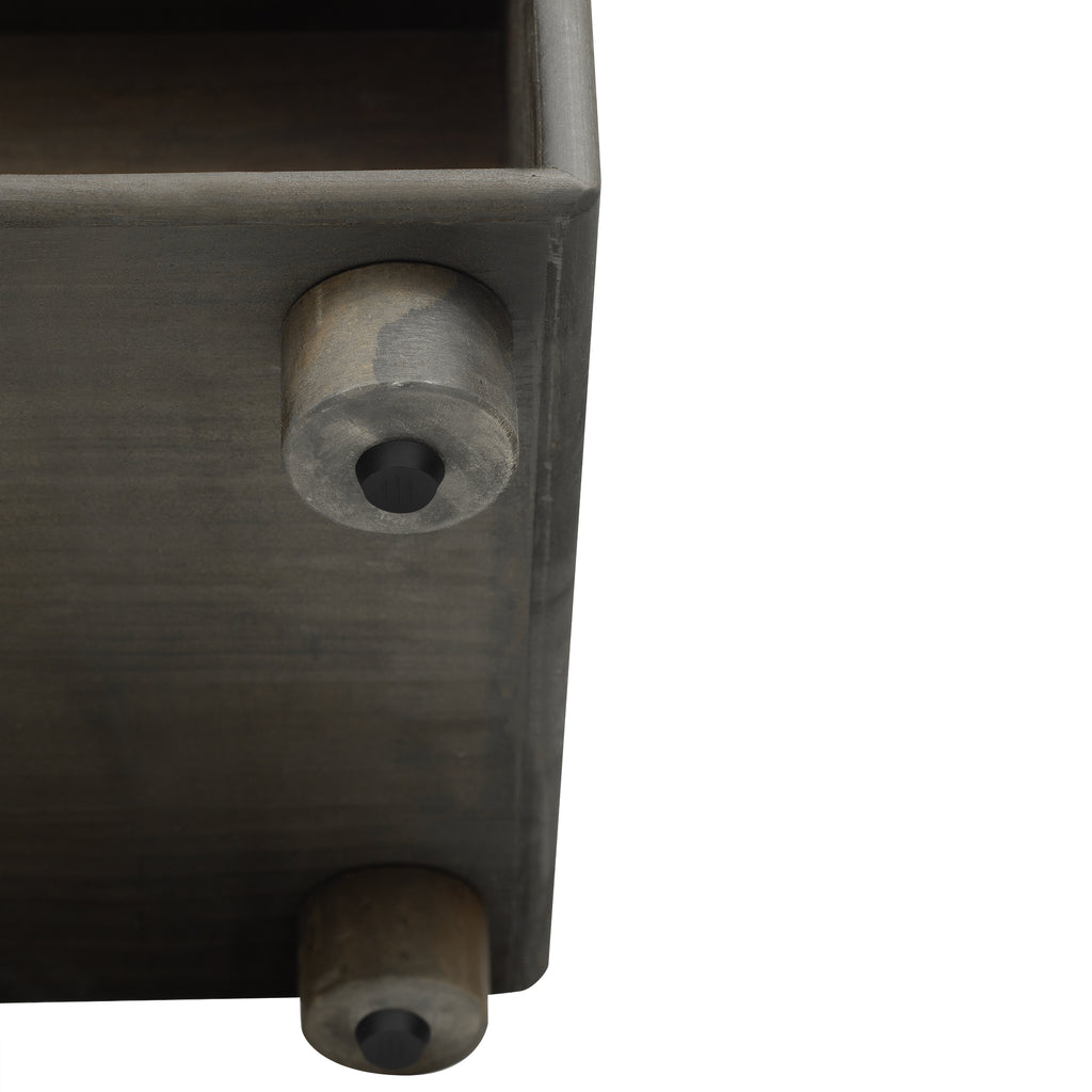 TREXM Console Table for Entryway, Vintage Entryway Table with Drawers and Shelves, Perfect Console Tables with Storage for Entryway, Hallway, Living Room (Espresso)