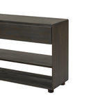 TREXM Console Table for Entryway, Vintage Entryway Table with Drawers and Shelves, Perfect Console Tables with Storage for Entryway, Hallway, Living Room (Espresso)