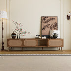 78' TV Stand for 75/80/85 inch TV, Console with Ample Storage for Living Room, Bedroom, Entertainment Center with Open Shelf