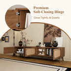 78' TV Stand for 75/80/85 inch TV, Console with Ample Storage for Living Room, Bedroom, Entertainment Center with Open Shelf