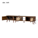 78' TV Stand for 75/80/85 inch TV, Console with Ample Storage for Living Room, Bedroom, Entertainment Center with Open Shelf