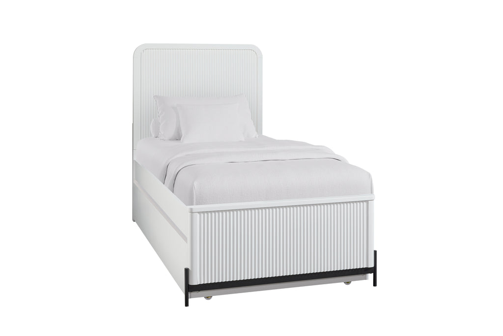 Full Ov Twin Trundle Bed - White