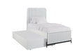 Full Ov Twin Trundle Bed - White