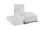 Full Ov Twin Trundle Bed - White