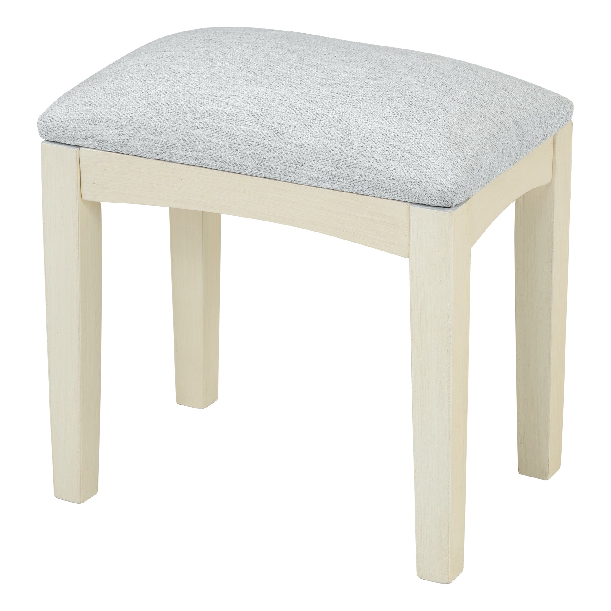 2-in-1 Vanity Desk with Flip-Top Mirror, Dressing Table Set with Drawer & Cabinet, Multi-Functional Computer Writing Desk for Study, Dressing Room, Bedroom, Living Room, White Oak