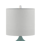 Ellipse Curved Glass Table Lamp, Set of 2