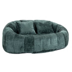 COOLMORE Bean Bag sofa Lazy Sofa Durable Comfort Lounger High Back Bean Bag Chair Couch for Adults and Kids, Indoor & Outdoor, Accent Floor Soft Lounge Chair  (Emerald chenille)
