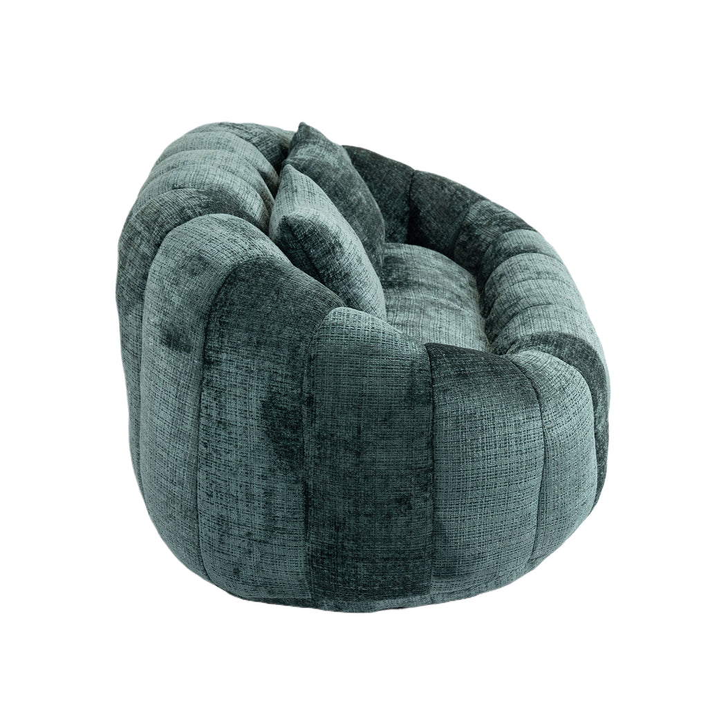 COOLMORE Bean Bag sofa Lazy Sofa Durable Comfort Lounger High Back Bean Bag Chair Couch for Adults and Kids, Indoor & Outdoor, Accent Floor Soft Lounge Chair  (Emerald chenille)