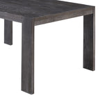 TREXM 3-piece Farmhouse Style Simple Dining Set, Dining Table and 2 Benches, for Dining Room, Kitchen and Living Room (Espresso)