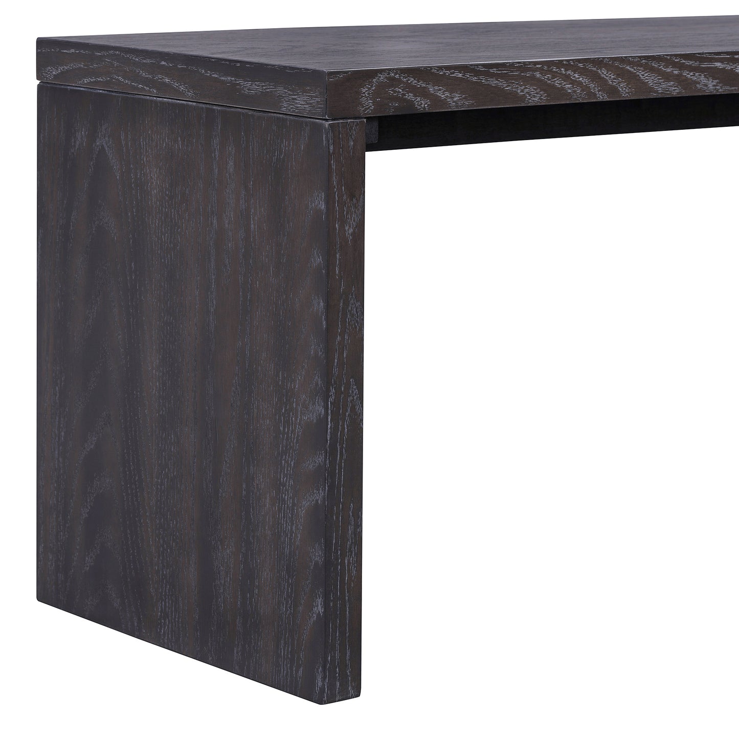 TREXM 3-piece Farmhouse Style Simple Dining Set, Dining Table and 2 Benches, for Dining Room, Kitchen and Living Room (Espresso)