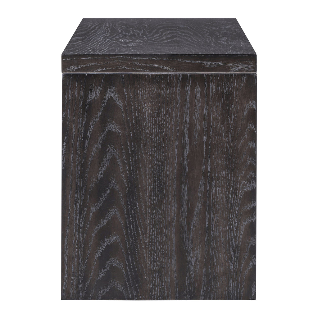 TREXM 3-piece Farmhouse Style Simple Dining Set, Dining Table and 2 Benches, for Dining Room, Kitchen and Living Room (Espresso)