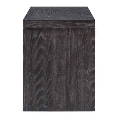 TREXM 3-piece Farmhouse Style Simple Dining Set, Dining Table and 2 Benches, for Dining Room, Kitchen and Living Room (Espresso)