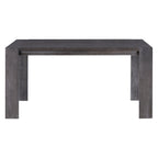 TREXM 3-piece Farmhouse Style Simple Dining Set, Dining Table and 2 Benches, for Dining Room, Kitchen and Living Room (Espresso)