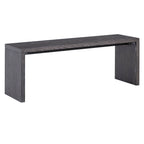 TREXM 3-piece Farmhouse Style Simple Dining Set, Dining Table and 2 Benches, for Dining Room, Kitchen and Living Room (Espresso)