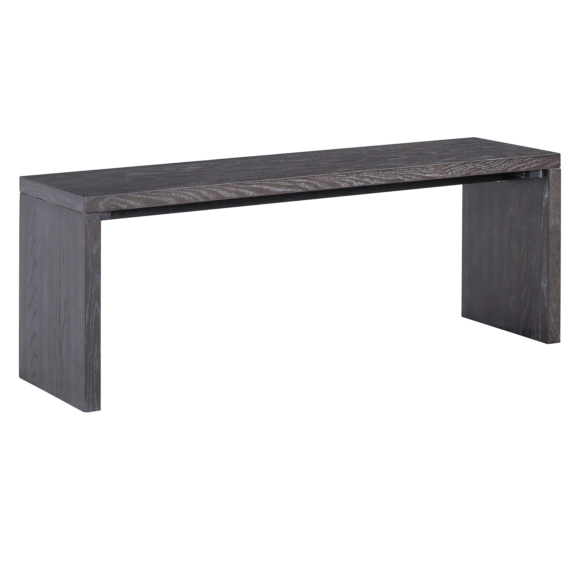 TREXM 3-piece Farmhouse Style Simple Dining Set, Dining Table and 2 Benches, for Dining Room, Kitchen and Living Room (Espresso)