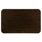 Rectangular Wood Coffee Table for Living Room, 41.5-Inch Coffee Table with Solid Wood Legs, Wood Center Table Tea Table with Open Storage Shelf. Easy Assembly,  Espresso