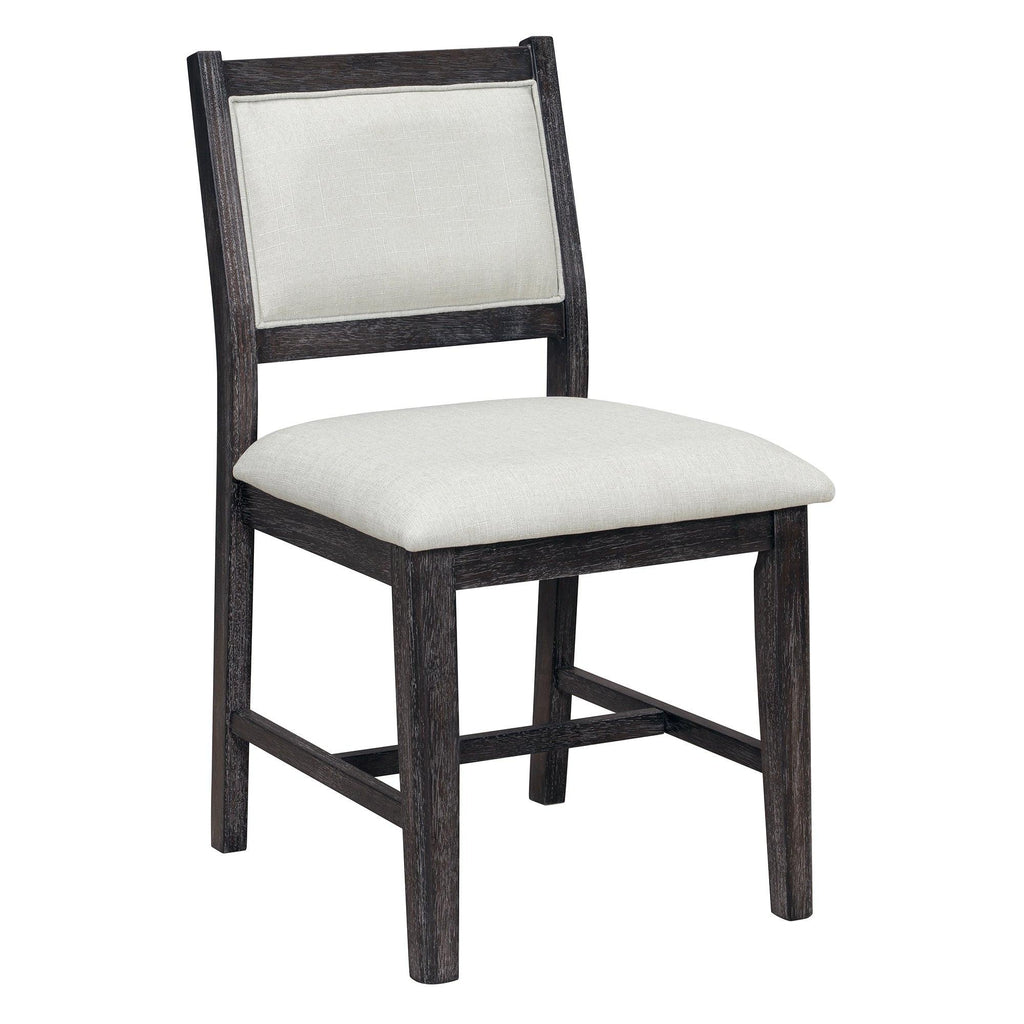 Espresso Retro 7-Piece Wood Dining Table Set for 6.