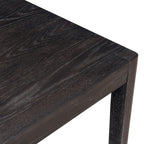 Espresso Retro 7-Piece Wood Dining Table Set for 6.