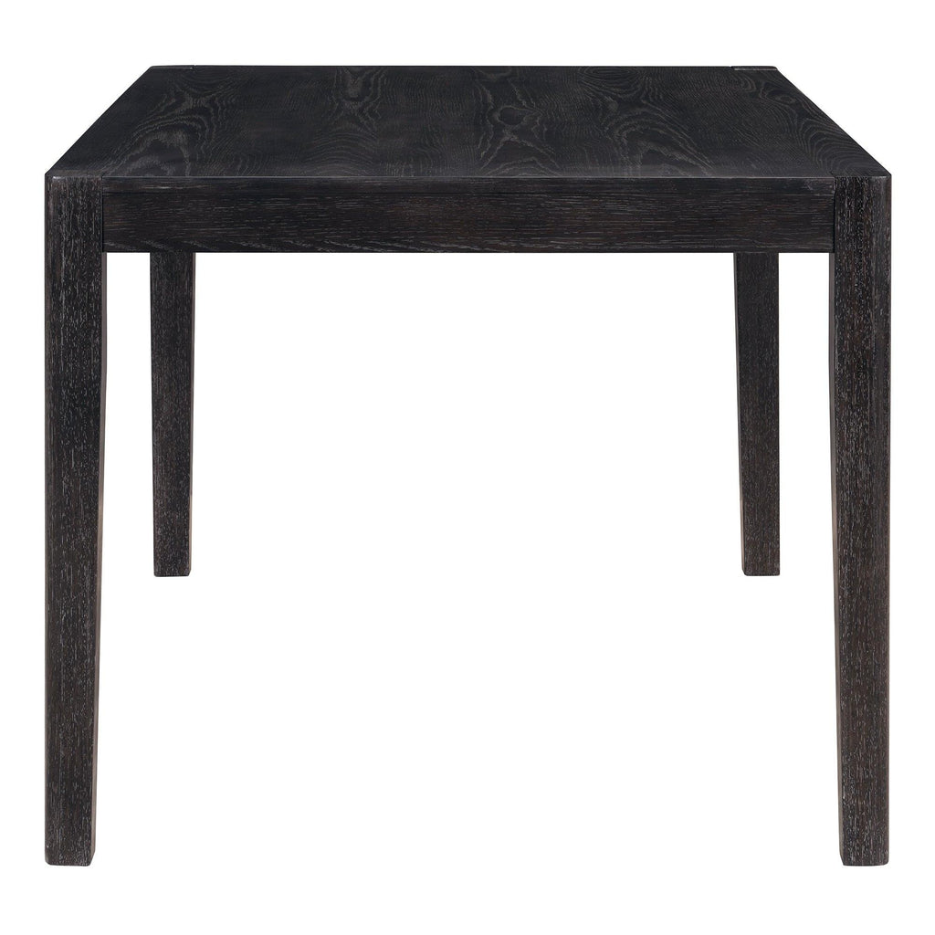 Espresso Retro 7-Piece Wood Dining Table Set for 6.