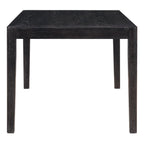 Espresso Retro 7-Piece Wood Dining Table Set for 6.