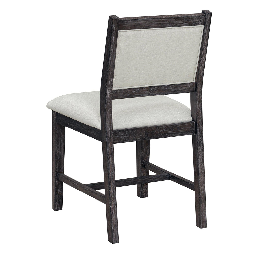 Espresso Retro 7-Piece Wood Dining Table Set for 6.