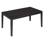 TREXM 7-Piece Retro Dining Table Set for 6, 1 Rectangular Wood Dining Table Set for 6 with Upholstered Chairs for Dining Room and Kitchen (Espresso)