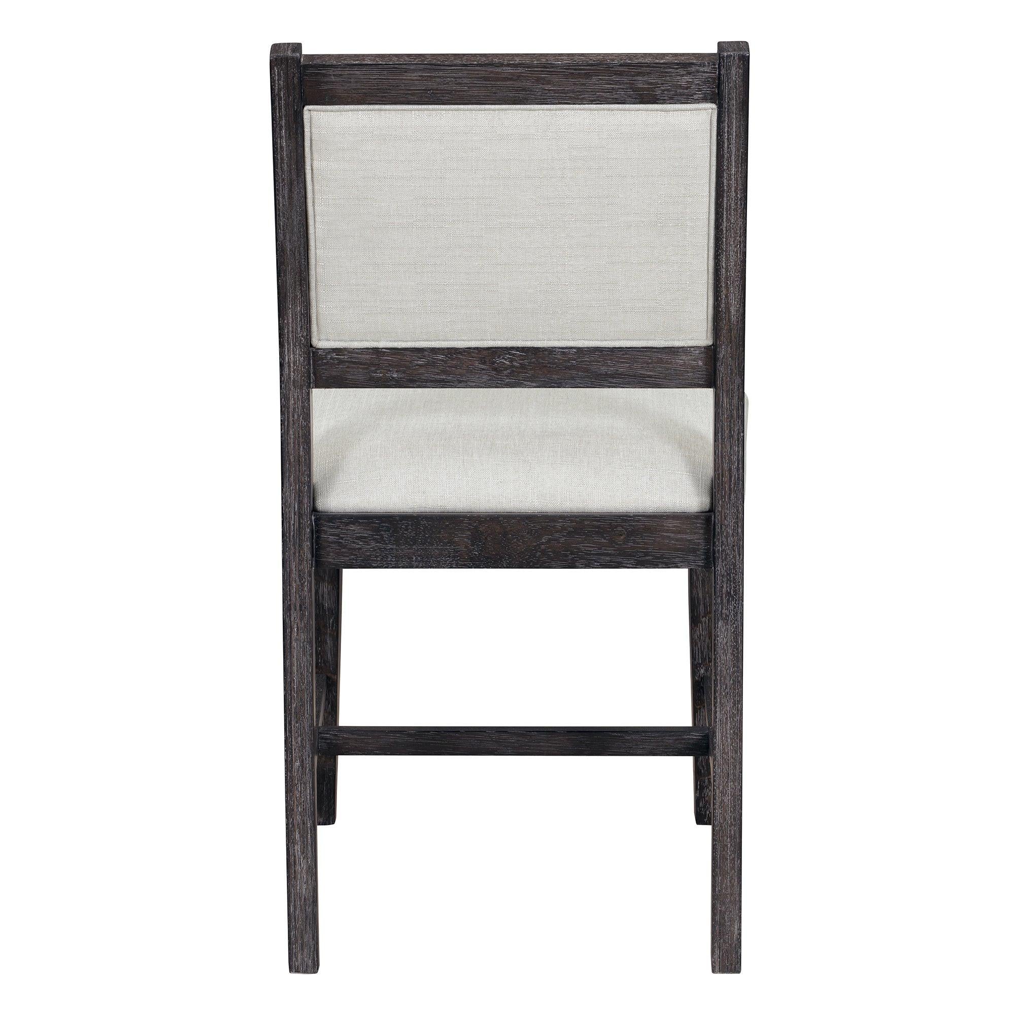 TREXM 7-Piece Retro Dining Table Set for 6, 1 Rectangular Wood Dining Table Set for 6 with Upholstered Chairs for Dining Room and Kitchen (Espresso)