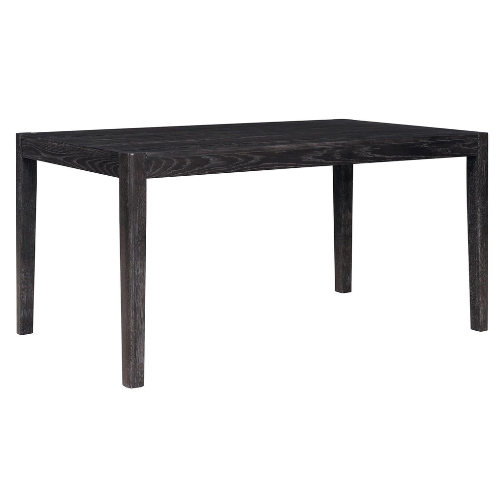 TREXM 7-Piece Retro Dining Table Set for 6, 1 Rectangular Wood Dining Table Set for 6 with Upholstered Chairs for Dining Room and Kitchen (Espresso)