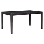 TREXM 7-Piece Retro Dining Table Set for 6, 1 Rectangular Wood Dining Table Set for 6 with Upholstered Chairs for Dining Room and Kitchen (Espresso)